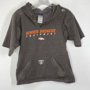 Denver Broncos Gray NFL Hooded Sweatshirt Small